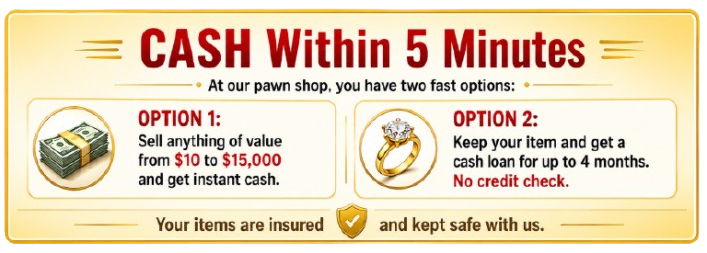 CASH within 5 Minutes